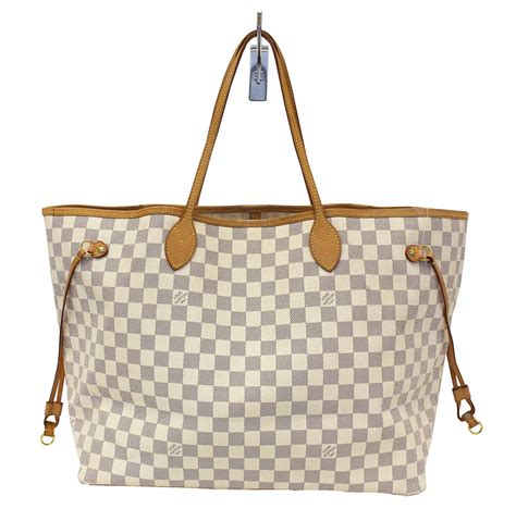 lv tote bag white|louis vuitton navy tote.